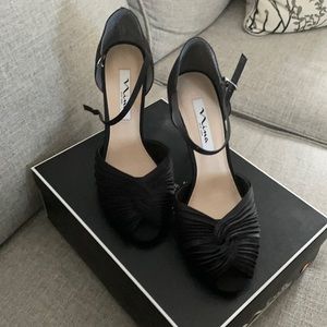 Black Luster Nina Heels